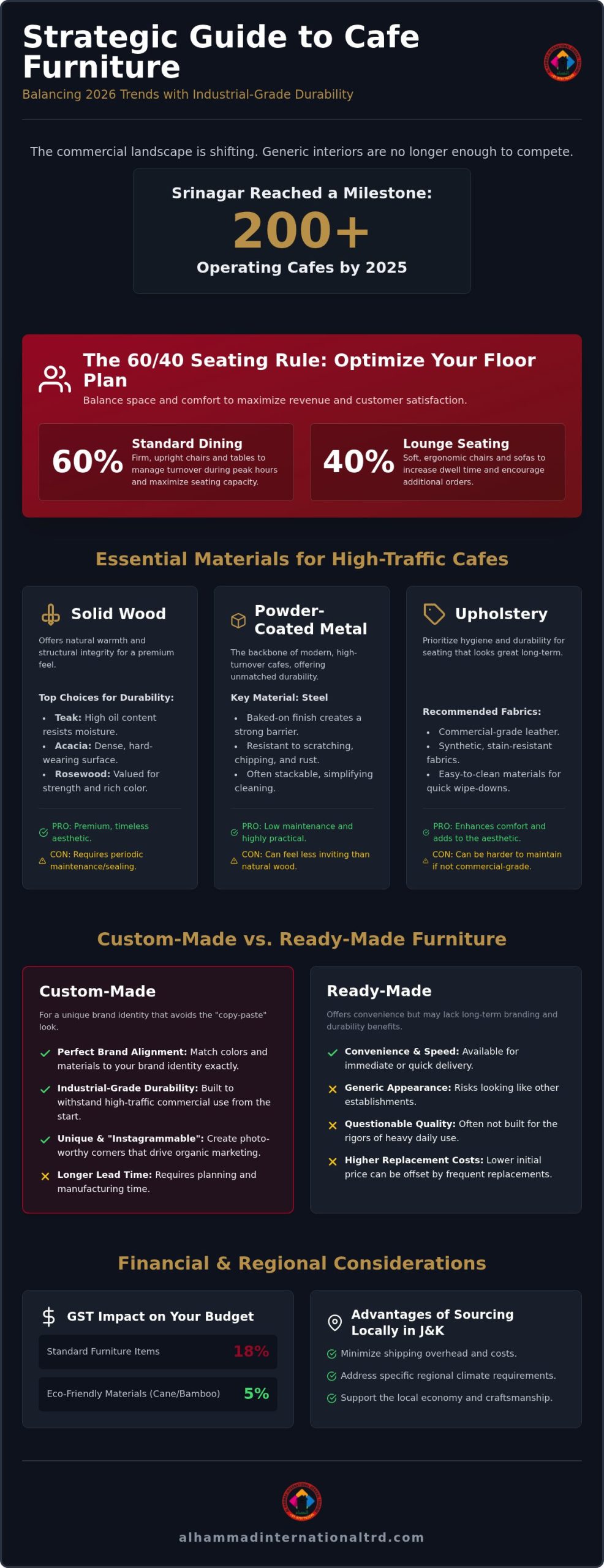 Cafe Furniture India: The 2026 Guide to Durable & Stylish Commercial Seating